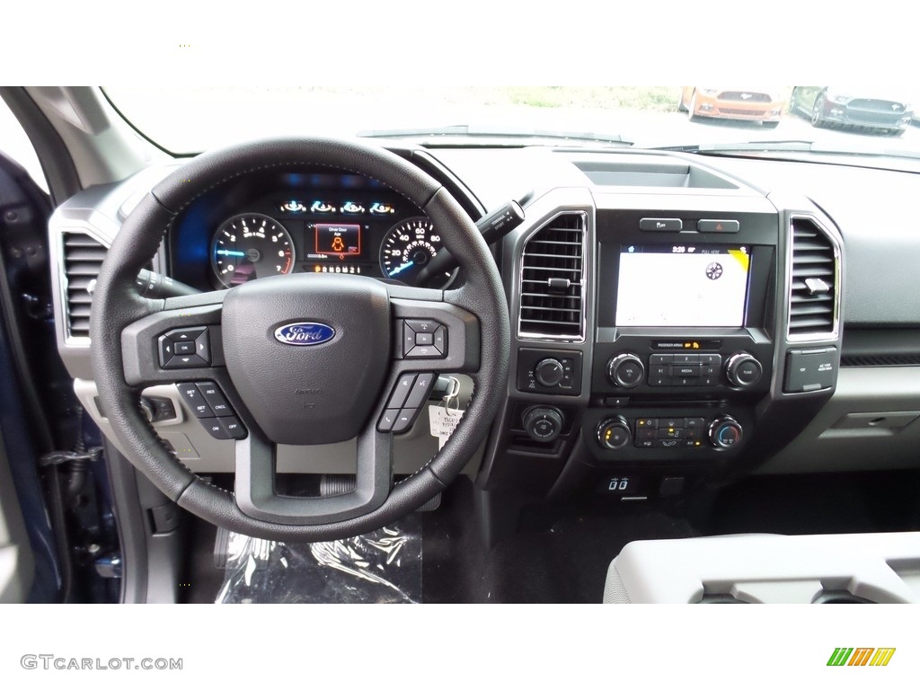 2016 F150 XLT SuperCab 4x4 - Blue Jeans / Medium Earth Gray photo #11