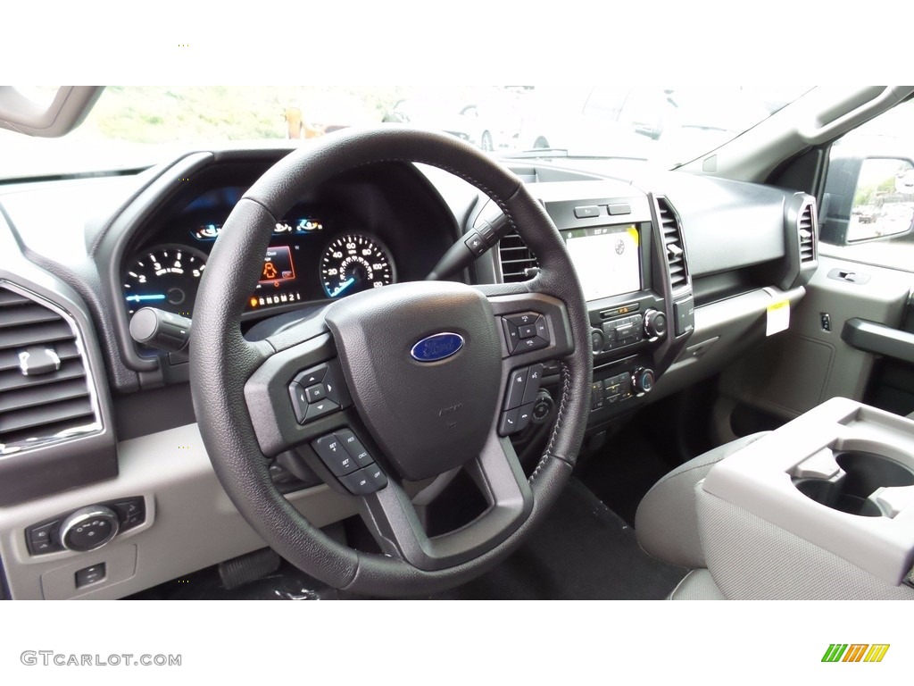 2016 F150 XLT SuperCab 4x4 - Blue Jeans / Medium Earth Gray photo #13