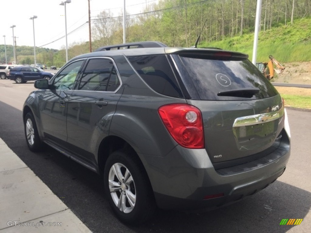 2012 Equinox LT AWD - Steel Green Metallic / Light Titanium/Jet Black photo #3