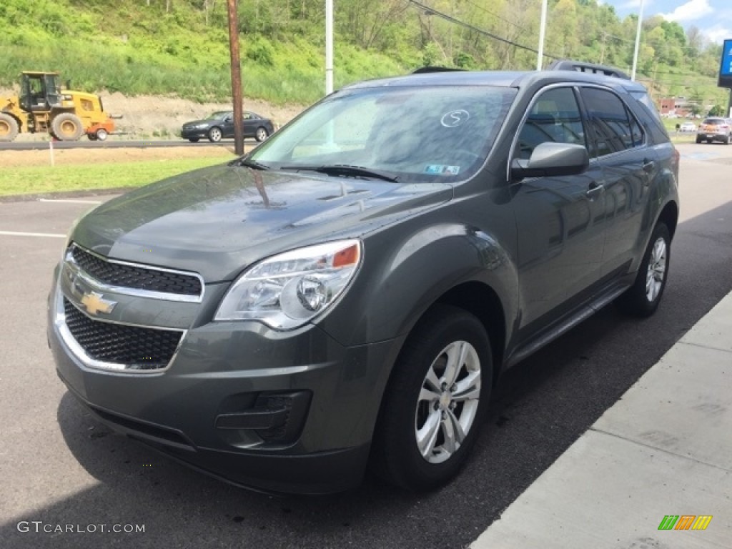 2012 Equinox LT AWD - Steel Green Metallic / Light Titanium/Jet Black photo #4