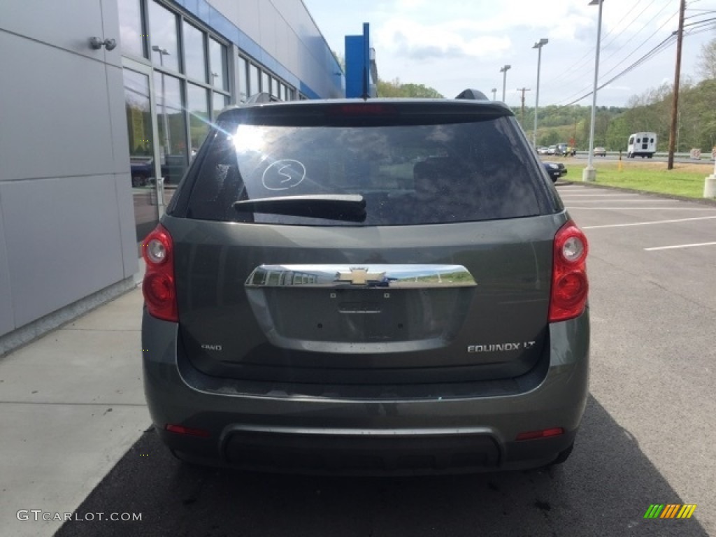2012 Equinox LT AWD - Steel Green Metallic / Light Titanium/Jet Black photo #6