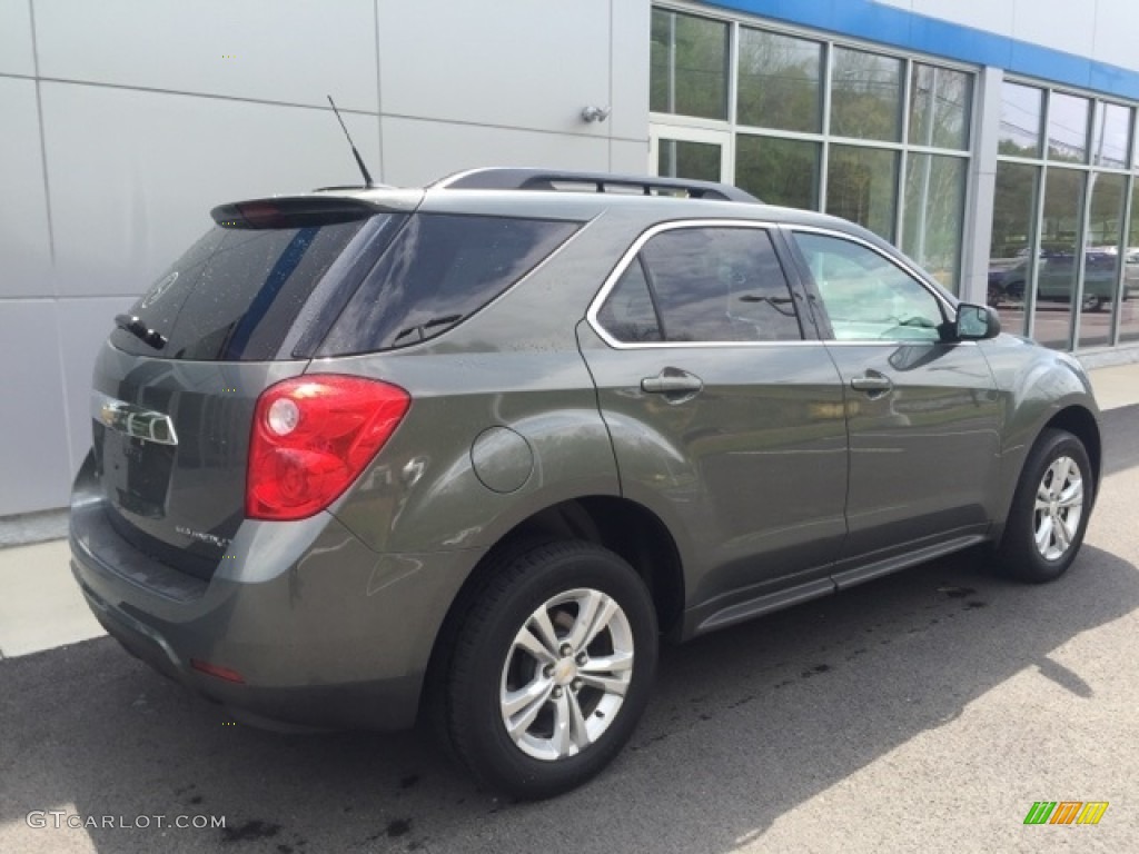 2012 Equinox LT AWD - Steel Green Metallic / Light Titanium/Jet Black photo #7