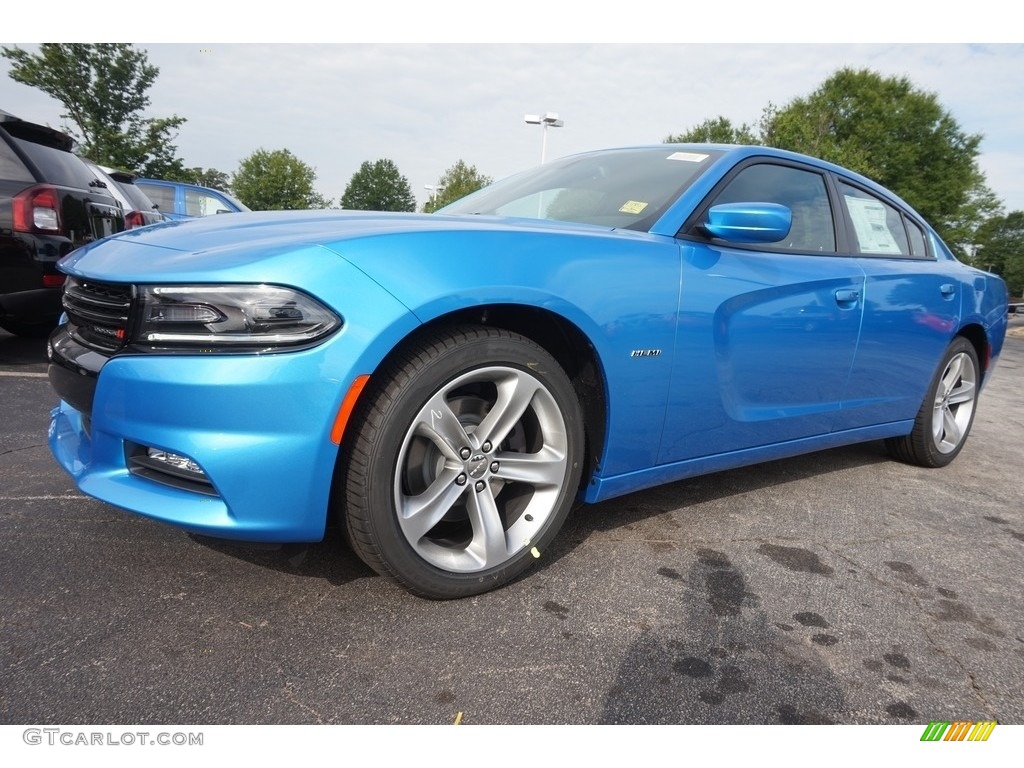 2016 Charger R/T - B5 Blue Pearl / Black photo #1