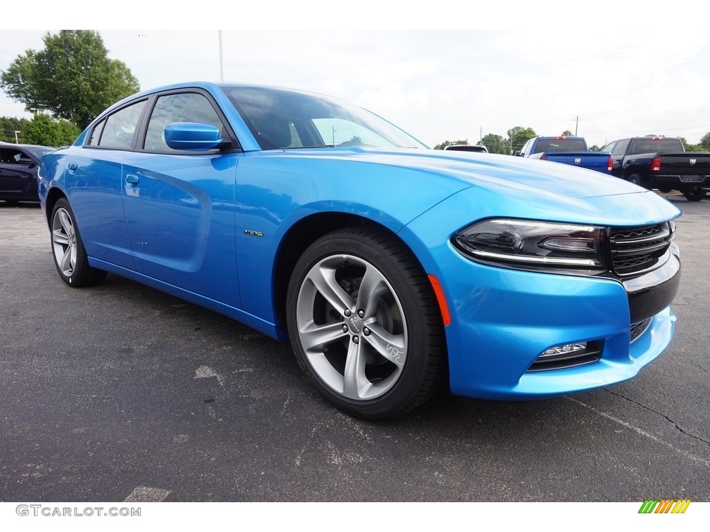 2016 Charger R/T - B5 Blue Pearl / Black photo #4