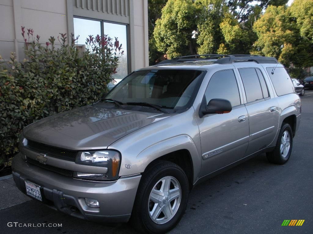 2003 TrailBlazer EXT LT 4x4 - Light Pewter Metallic / Medium Pewter photo #1