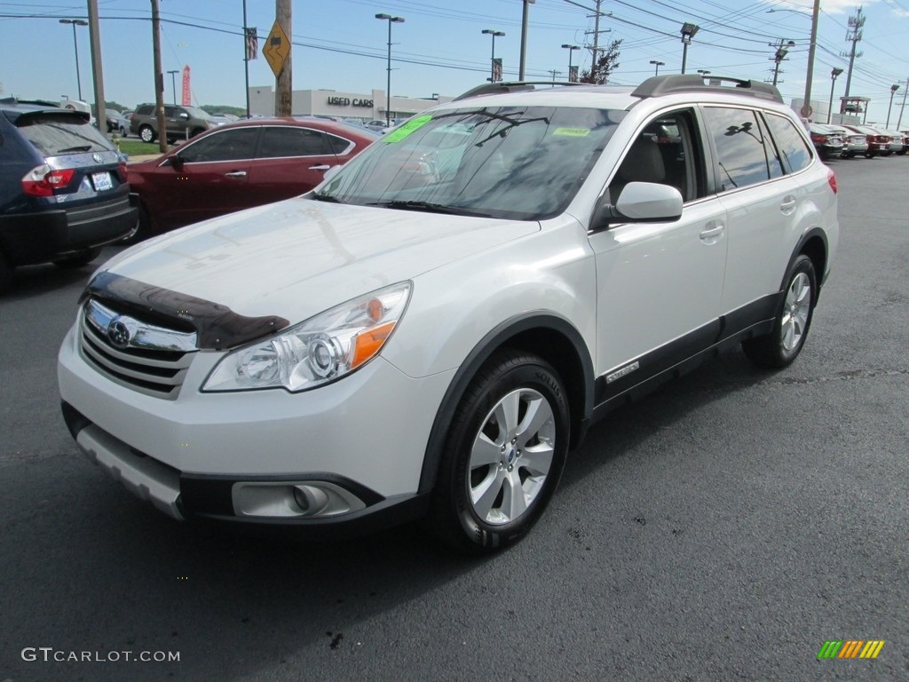 2012 Outback 3.6R Limited - Satin White Pearl / Warm Ivory photo #2