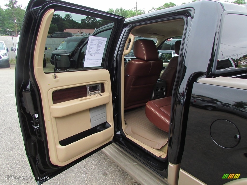 2011 F150 King Ranch SuperCrew 4x4 - Tuxedo Black Metallic / Chaparral Leather photo #33