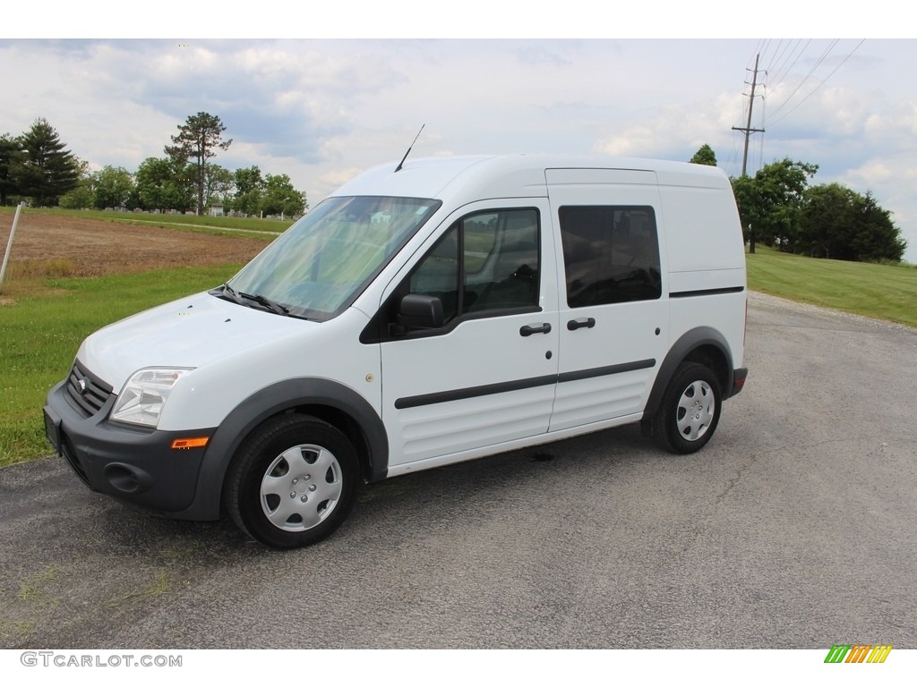 2013 Transit Connect XL Van - Frozen White / Dark Gray photo #10