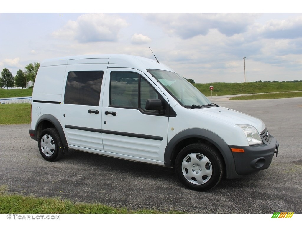 2013 Transit Connect XL Van - Frozen White / Dark Gray photo #23