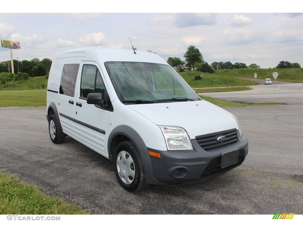 2013 Transit Connect XL Van - Frozen White / Dark Gray photo #24