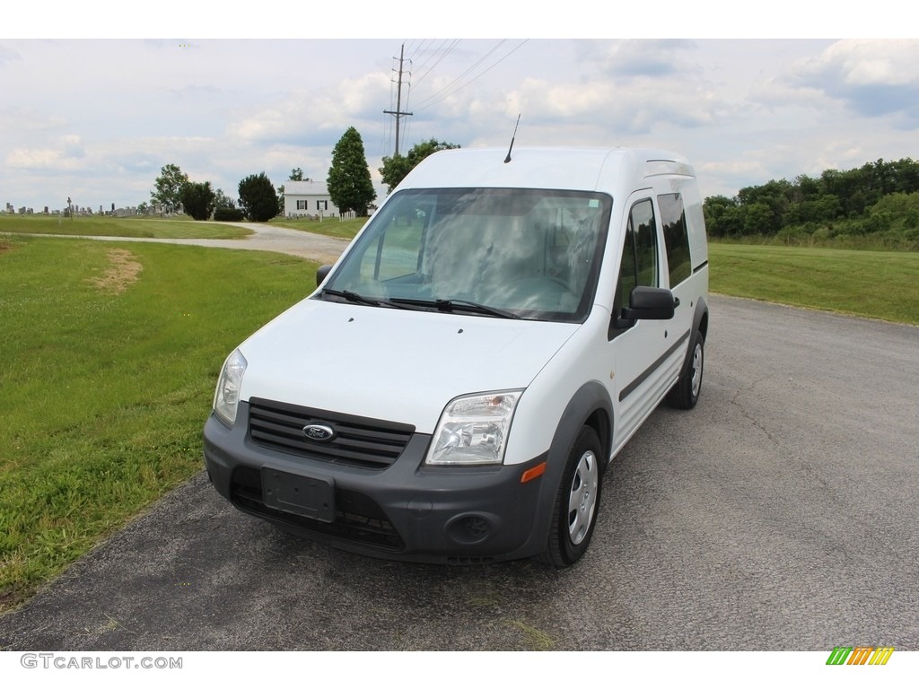 2013 Transit Connect XL Van - Frozen White / Dark Gray photo #25