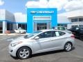 Shimmering Silver Metallic 2011 Hyundai Elantra GLS