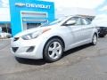 2011 Shimmering Silver Metallic Hyundai Elantra GLS  photo #2