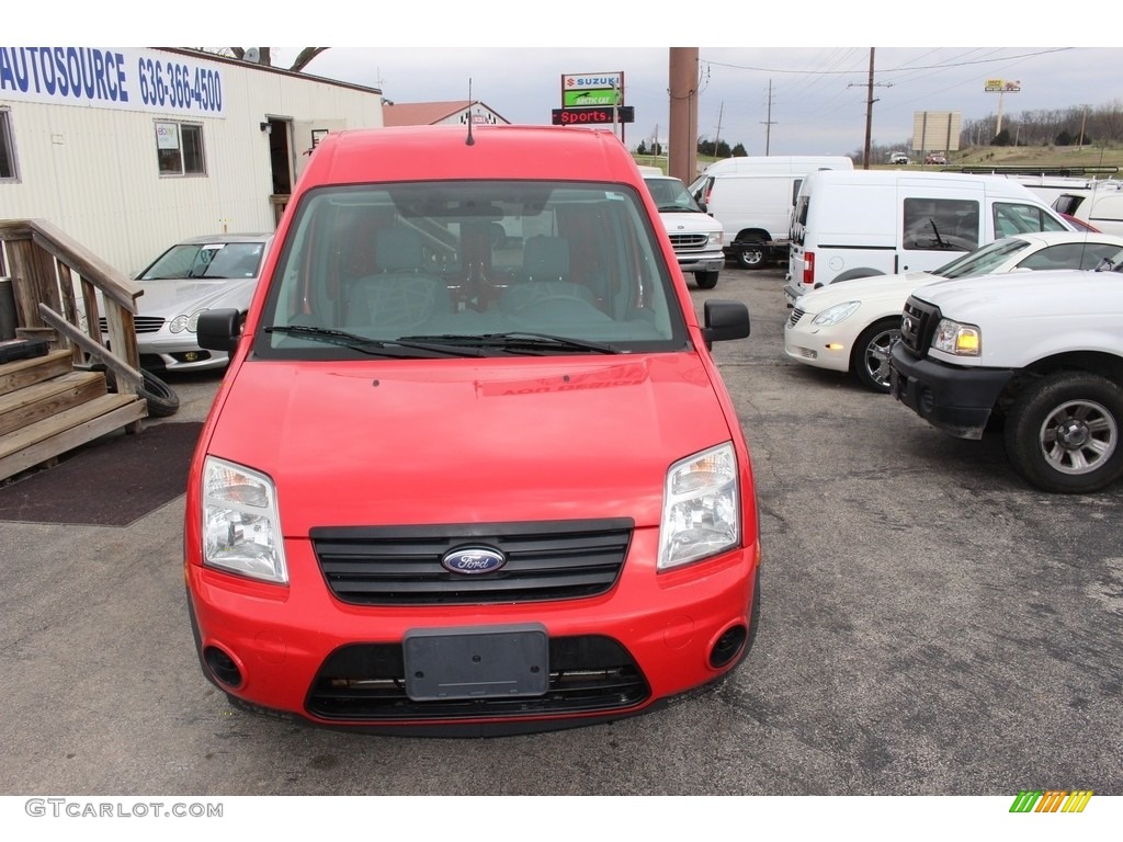 2012 Transit Connect XLT Van - Torch Red / Dark Grey photo #33