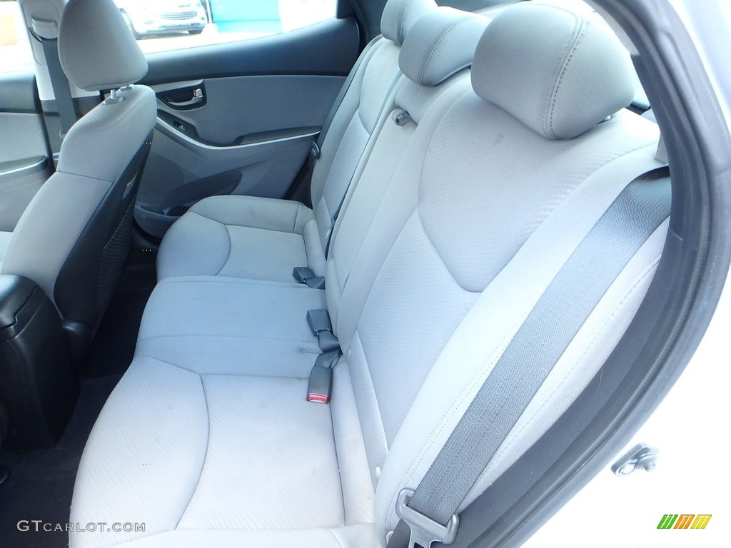 2011 Elantra GLS - Shimmering Silver Metallic / Gray photo #20