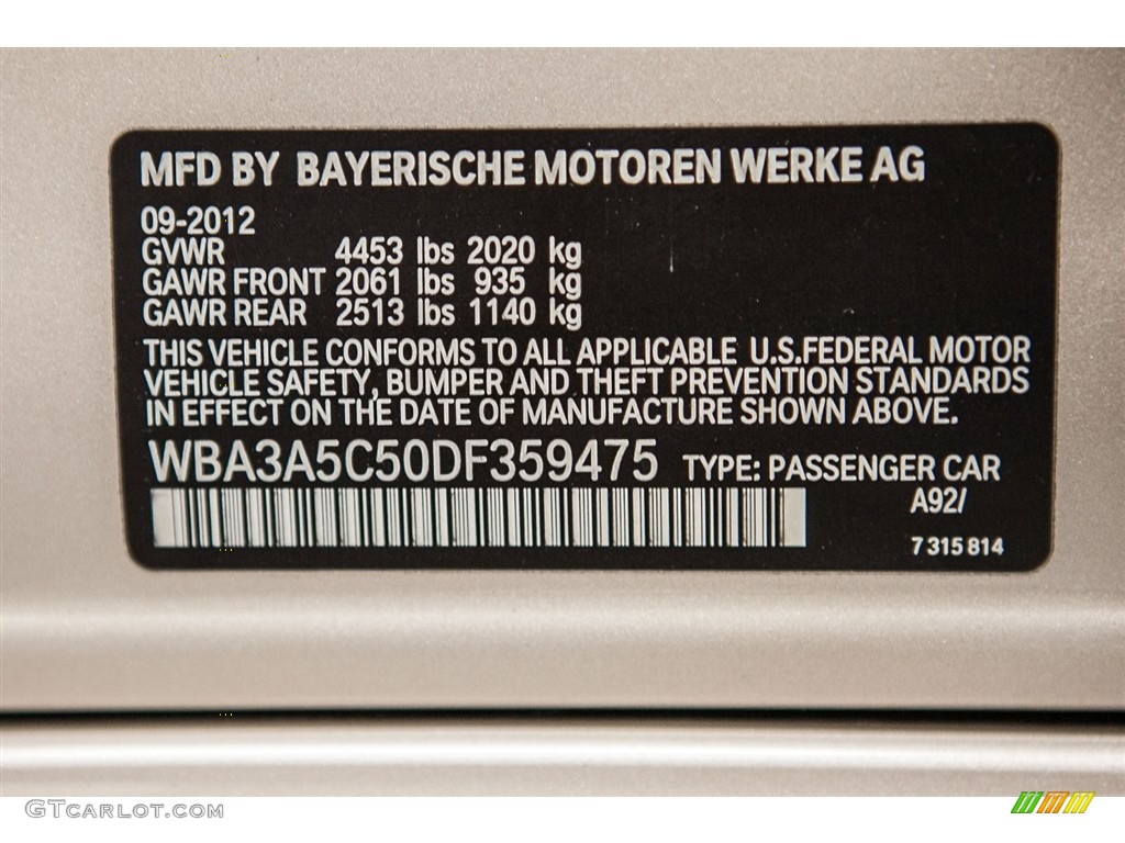 2013 3 Series 328i Sedan - Orion Silver Metallic / Venetian Beige photo #21