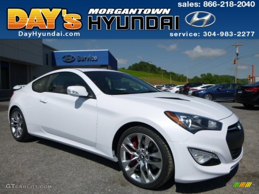 Casablanca White Hyundai Genesis Coupe