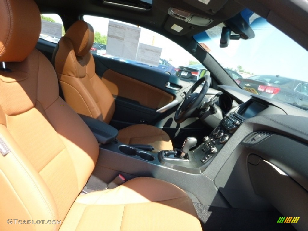 Tan Interior 2016 Hyundai Genesis Coupe 3.8 Ultimate Photo #113107756
