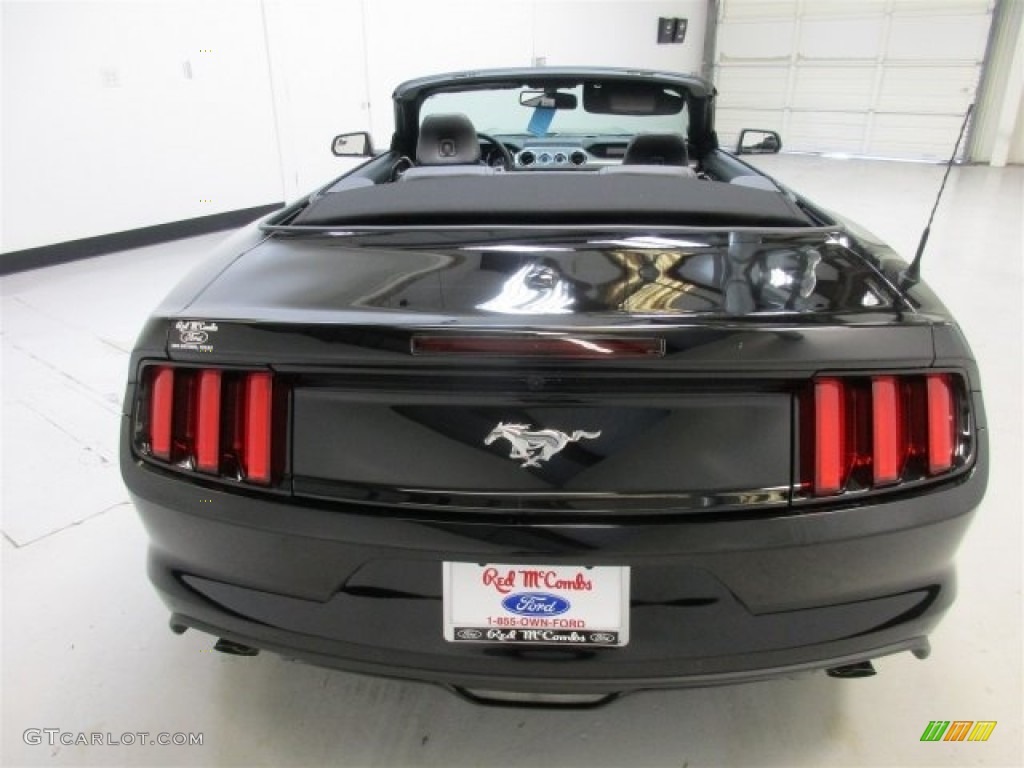 2016 Mustang EcoBoost Premium Convertible - Shadow Black / Ebony photo #9