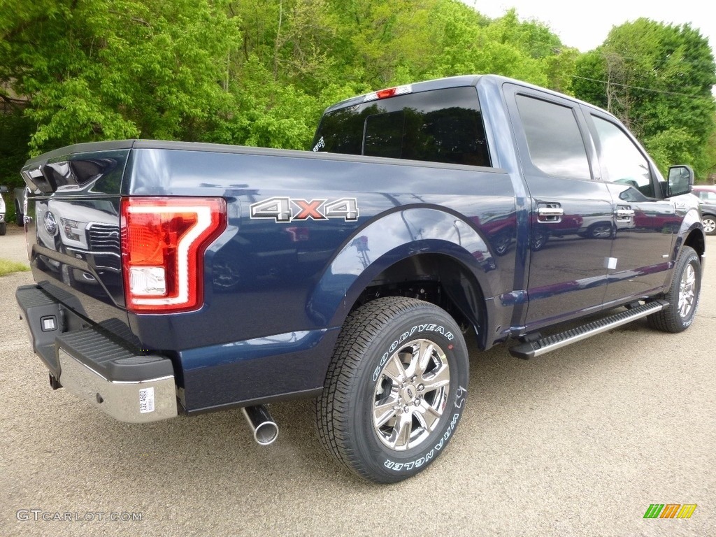 2016 F150 XLT SuperCrew 4x4 - Blue Jeans / Medium Earth Gray photo #2