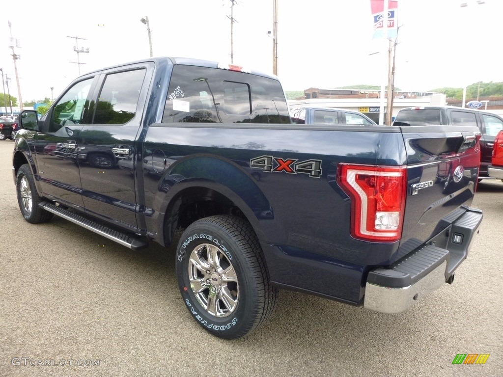 2016 F150 XLT SuperCrew 4x4 - Blue Jeans / Medium Earth Gray photo #4