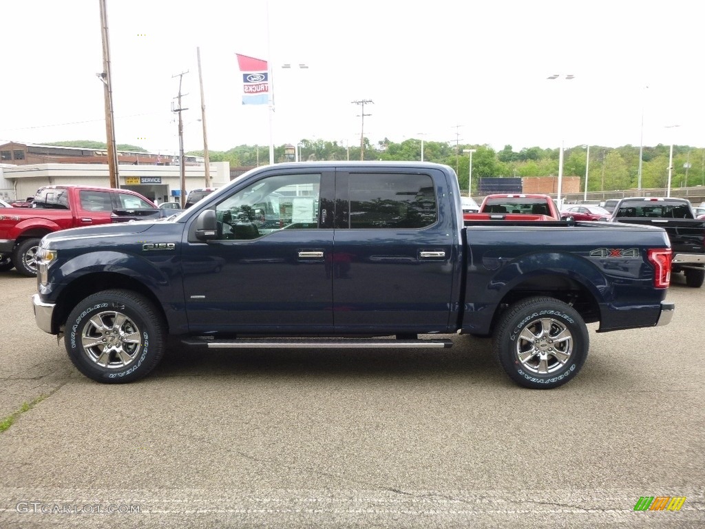 2016 F150 XLT SuperCrew 4x4 - Blue Jeans / Medium Earth Gray photo #5