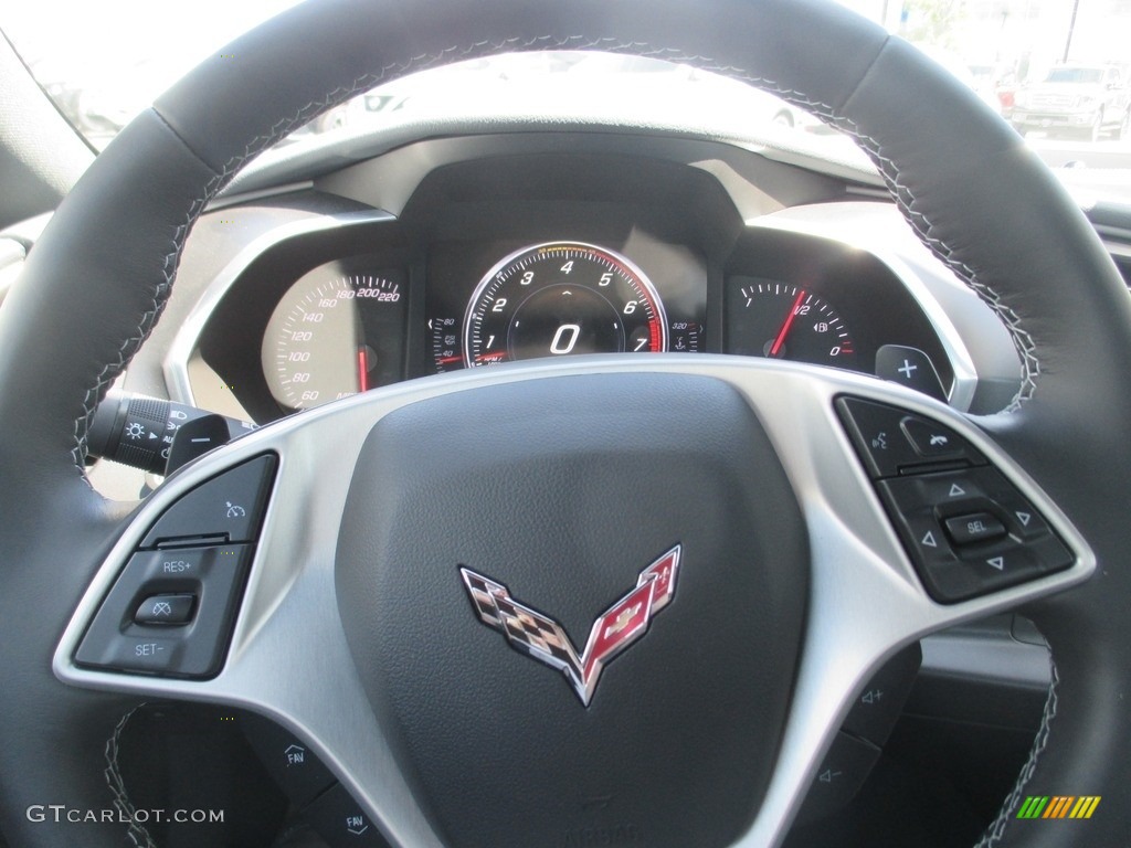 2016 Chevrolet Corvette Z06 Coupe Gray Steering Wheel Photo #113111038