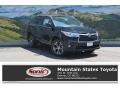 2016 Midnight Black Metallic Toyota Highlander XLE  photo #1