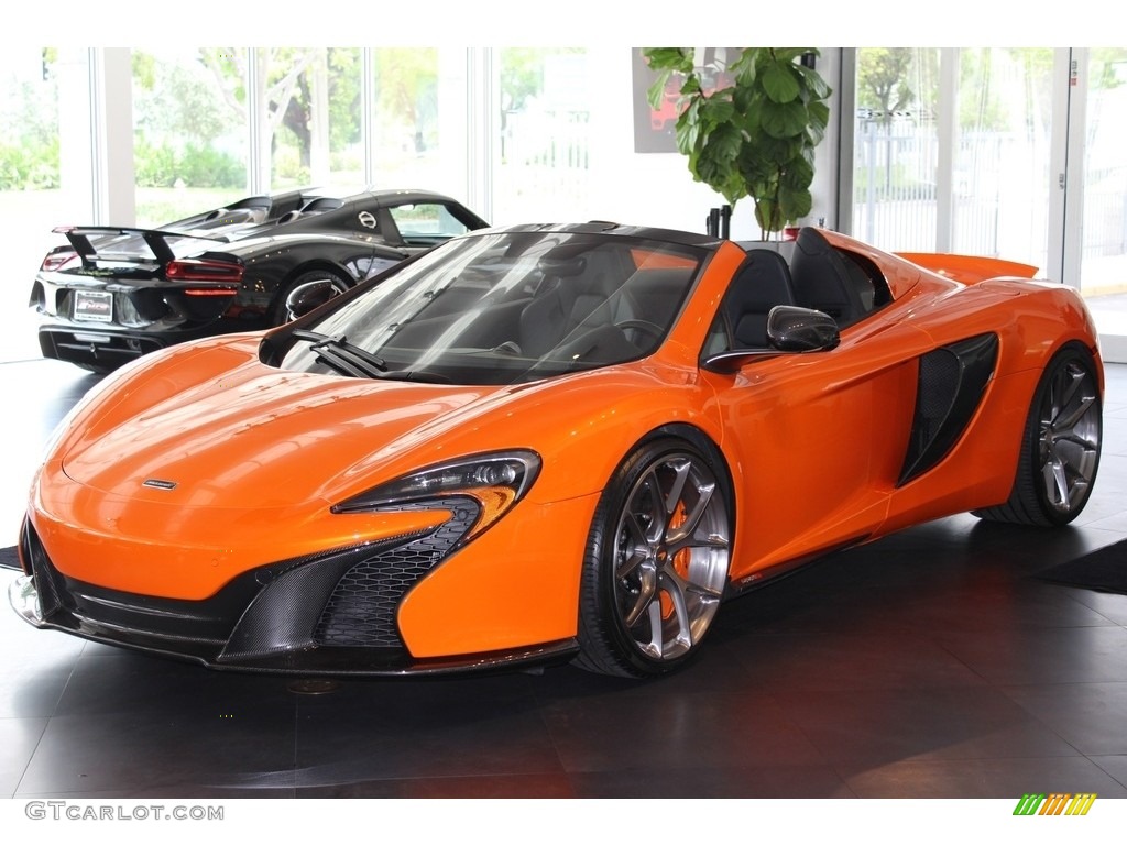 McLaren Orange 2015 McLaren 650S Spyder Exterior Photo #113113825