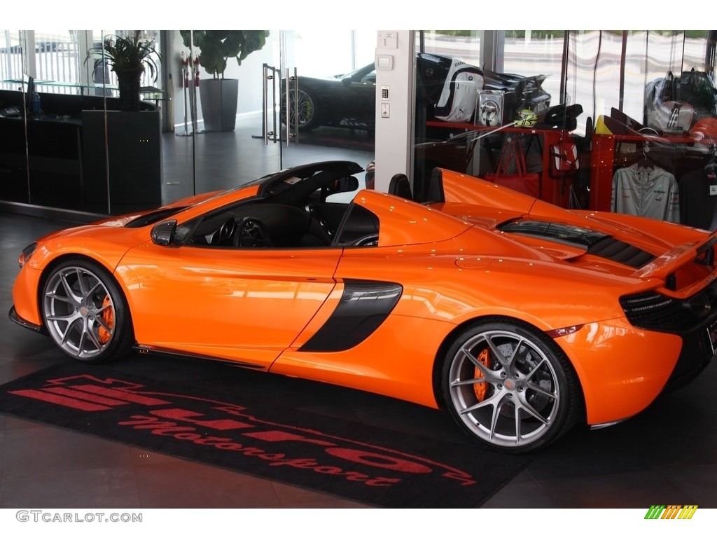 2015 650S Spyder - McLaren Orange / Carbon Black photo #53