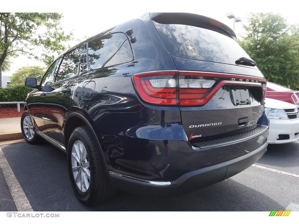 2014 Durango SXT - True Blue Pearl / Black photo #2