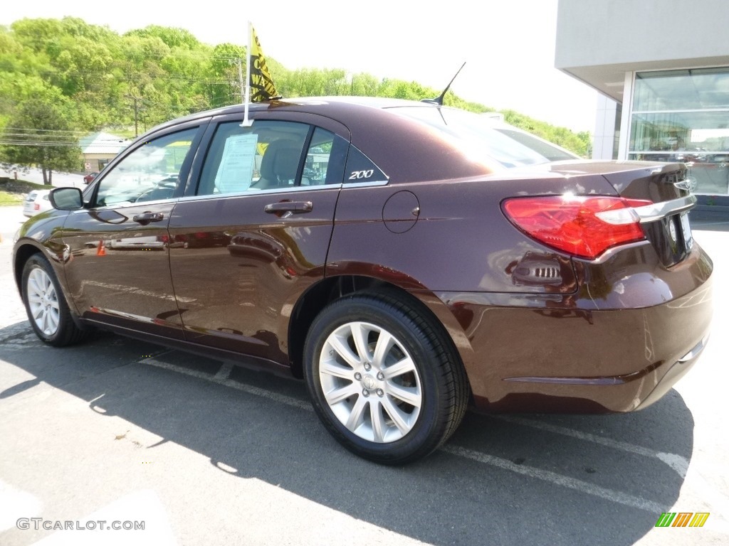 2013 200 Touring Sedan - Deep Auburn Pearl / Black/Light Frost Beige photo #3