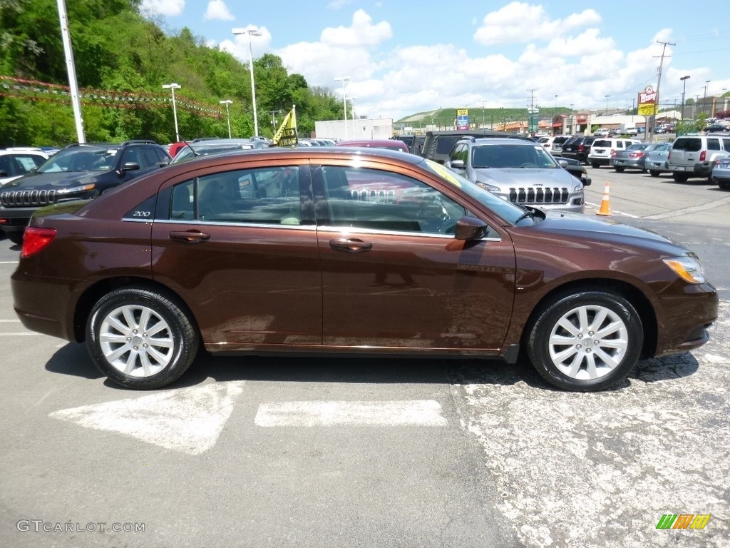 2013 200 Touring Sedan - Deep Auburn Pearl / Black/Light Frost Beige photo #6