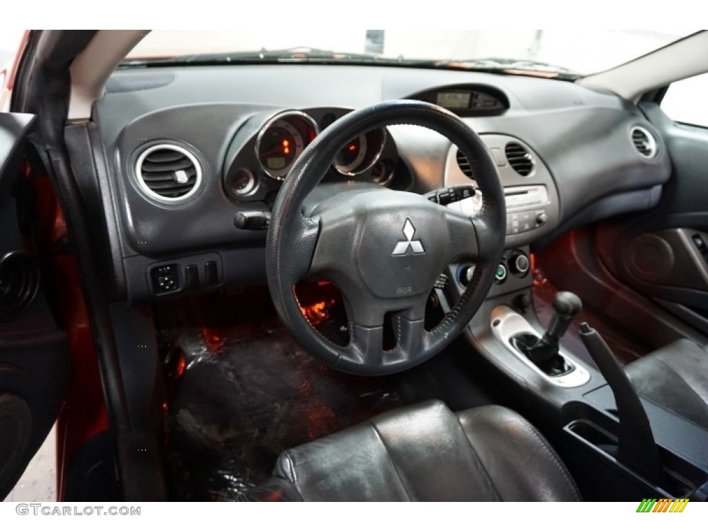 2007 Eclipse SE Coupe - Sunset Pearlescent / Dark Charcoal photo #24