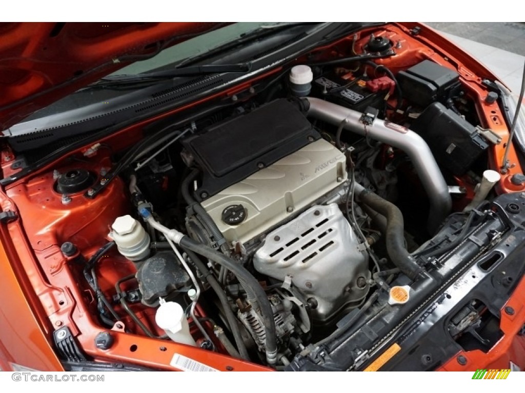 2007 Eclipse SE Coupe - Sunset Pearlescent / Dark Charcoal photo #41