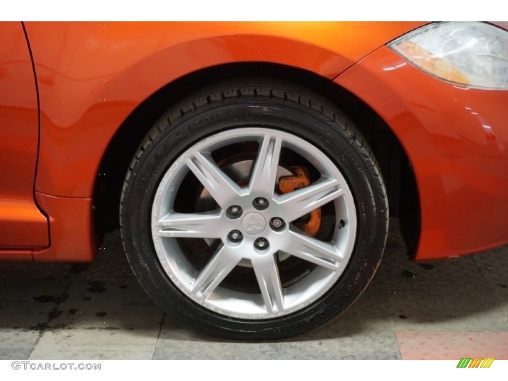 2007 Eclipse SE Coupe - Sunset Pearlescent / Dark Charcoal photo #48