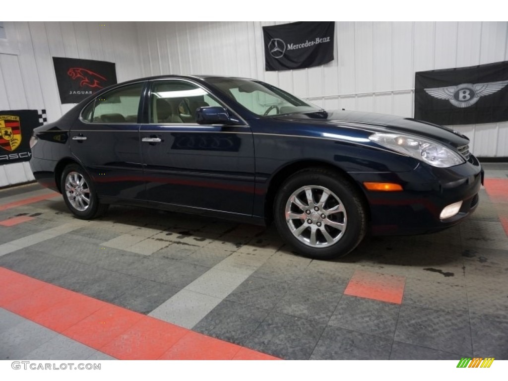 2003 ES 300 - Blue Onyx Pearl / Ivory photo #6