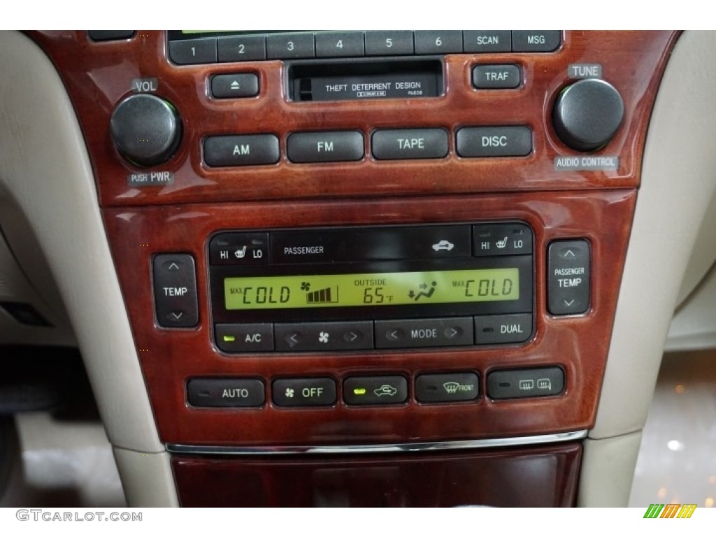 2003 ES 300 - Blue Onyx Pearl / Ivory photo #39