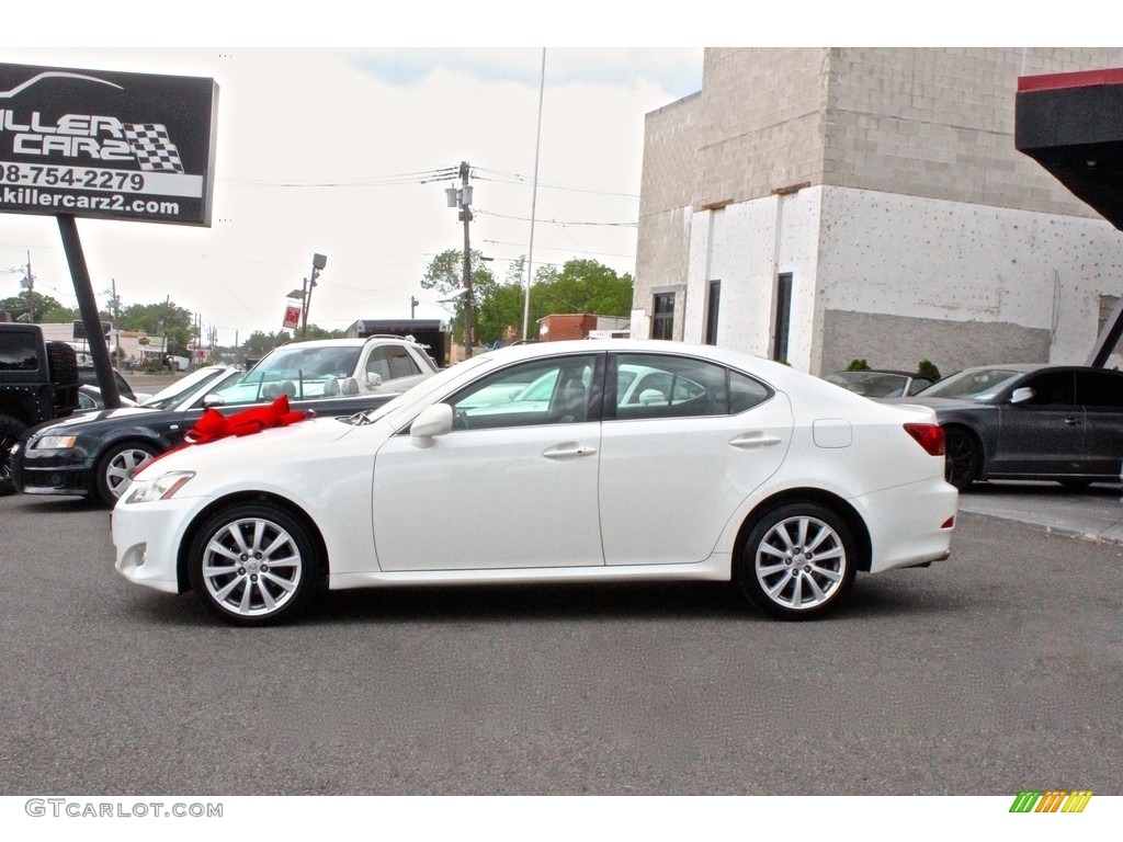 2006 IS 250 AWD - Crystal White / Black photo #4