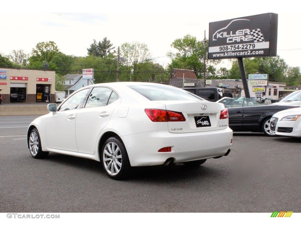 2006 IS 250 AWD - Crystal White / Black photo #5