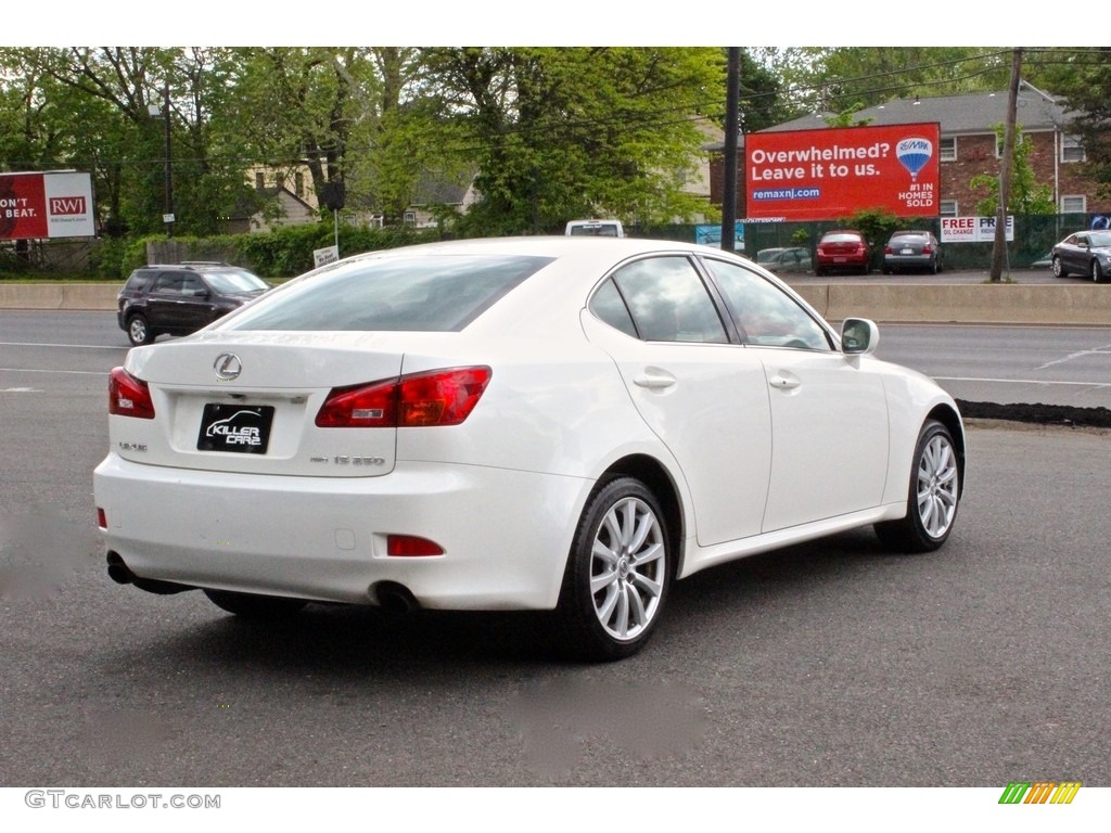 2006 IS 250 AWD - Crystal White / Black photo #9