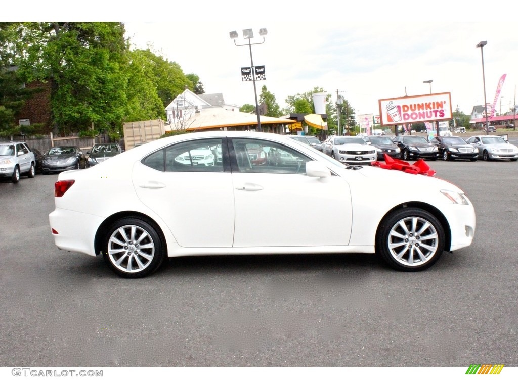 2006 IS 250 AWD - Crystal White / Black photo #10
