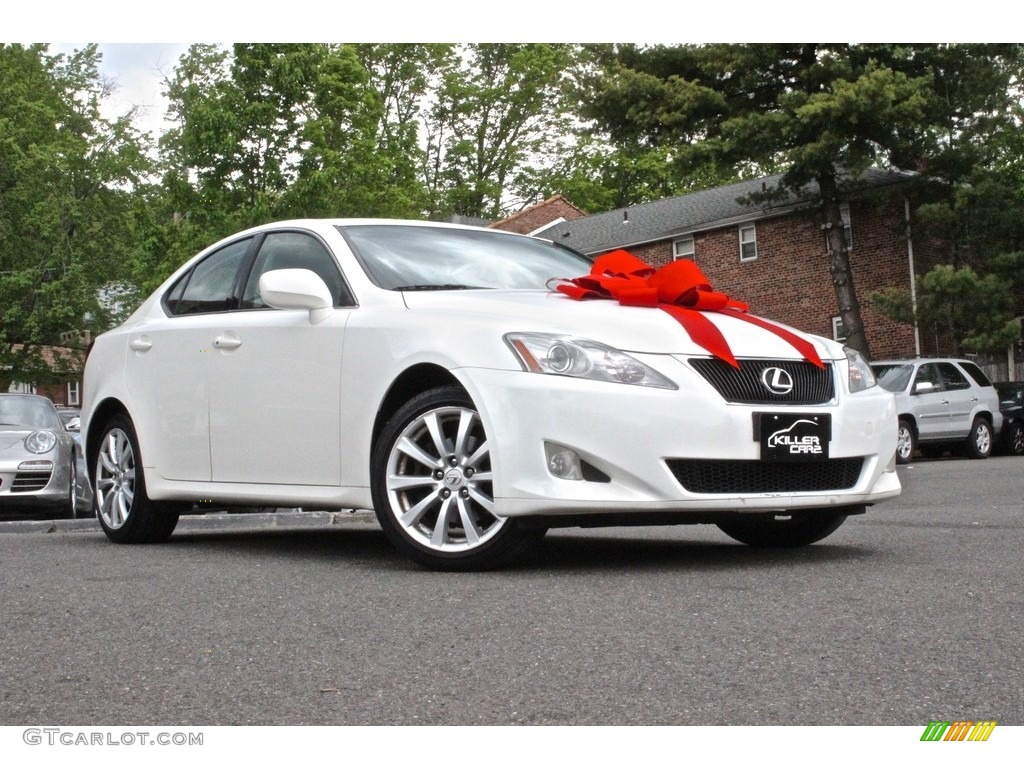 2006 IS 250 AWD - Crystal White / Black photo #11