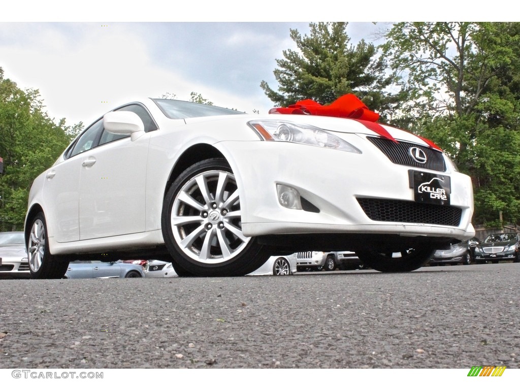 2006 IS 250 AWD - Crystal White / Black photo #12