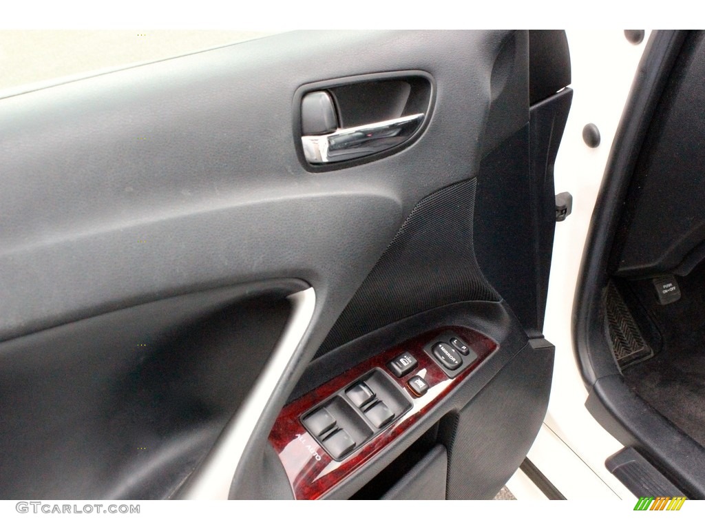 2006 IS 250 AWD - Crystal White / Black photo #16