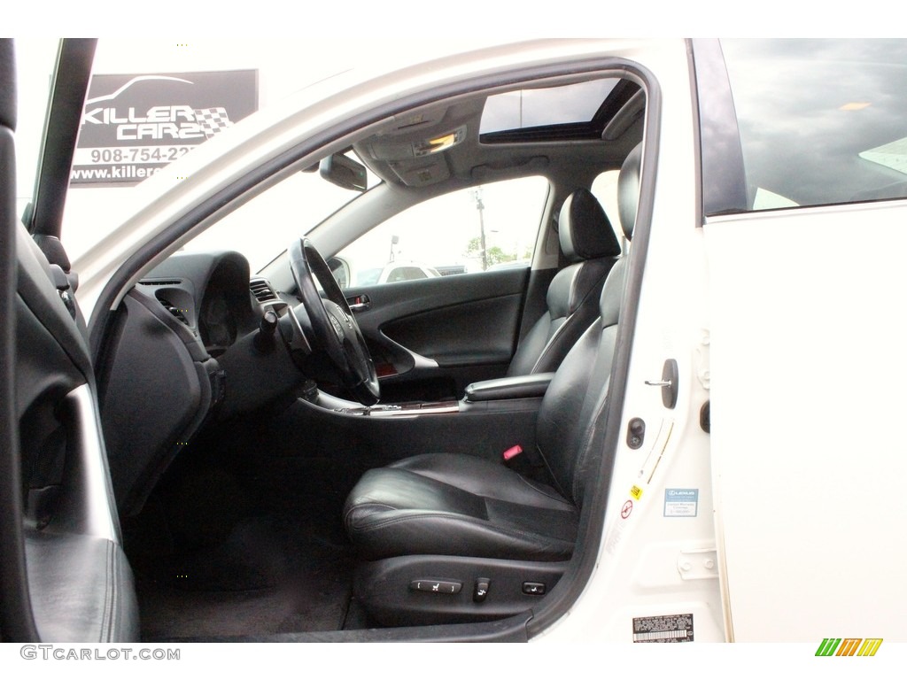 2006 IS 250 AWD - Crystal White / Black photo #17