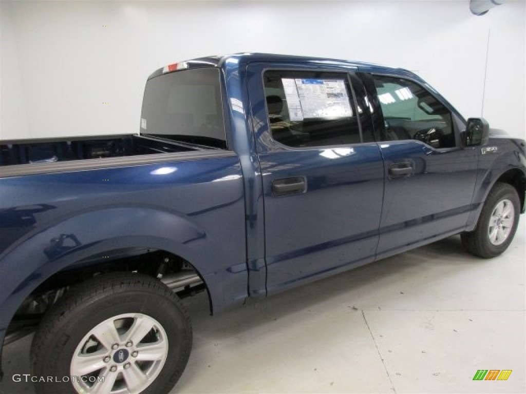 2016 F150 XLT SuperCrew - Blue Jeans / Medium Earth Gray photo #11