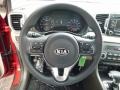 Gray 2017 Kia Sportage LX AWD Steering Wheel