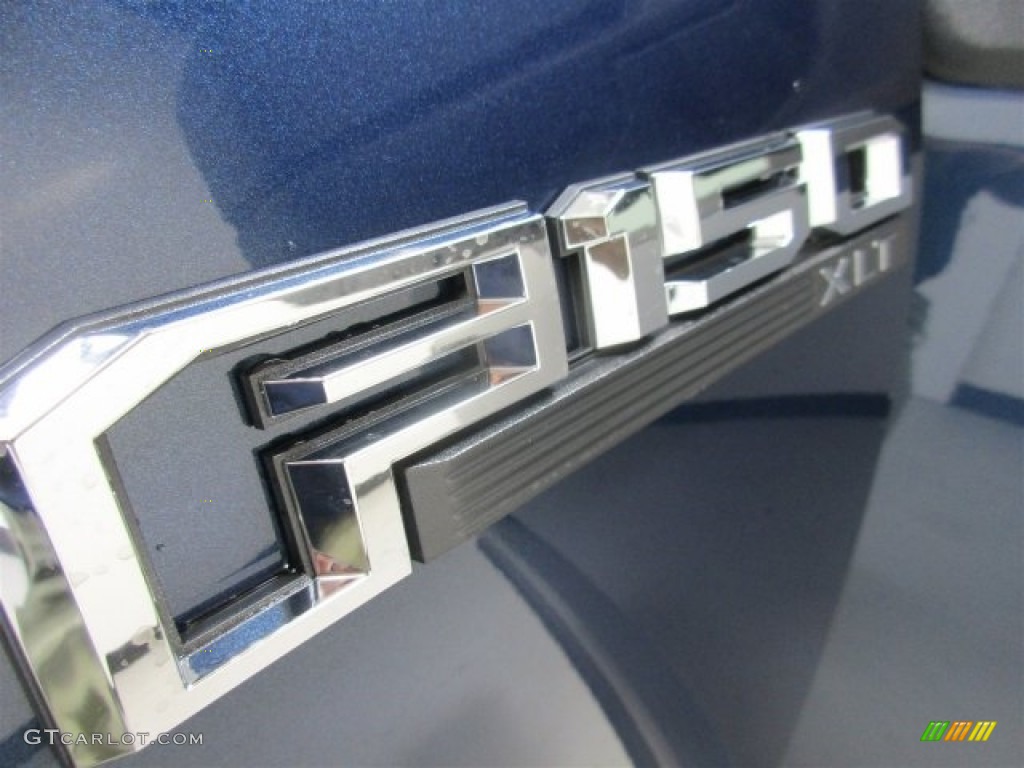 2016 F150 XLT SuperCrew - Blue Jeans / Medium Earth Gray photo #27