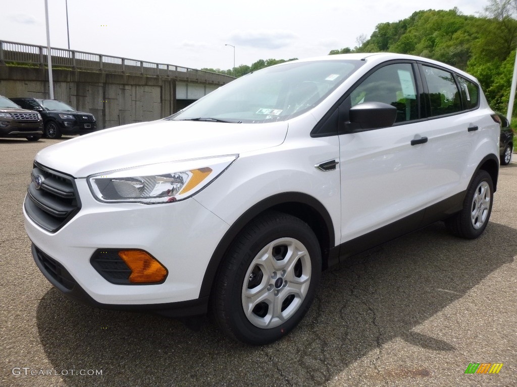 2017 Escape S - Oxford White / Charcoal Black photo #9